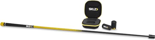 SKLZ Gold Drive Golf Training Tool, Warm Up Stick, and Swing Trainer for Right & Left Handed Golfers,Black/Yellow by SKLZ - Image 2