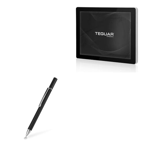 BoxWave Stylus Pen Compatible with Teguar TP-4040-19 - FineTouch Capacitive Stylus, Super Precise Stylus Pen - Jet Black