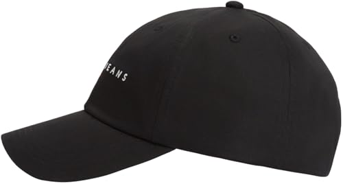 Tommy Jeans Tjm Lineare Logo cap AM0AM14198 Cappello, Nero, Taglia Unica - Immagine 2