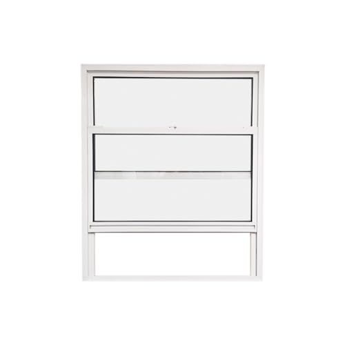 PFCDZDU Mobile Window, Sound Insulation Aluminum Alloy Open Louver Shutters, Sliding Sealing Lower Leaning Sash Screen for Home Balcony Chapel (Color : White, Size : 11.8x19.7(WxH))