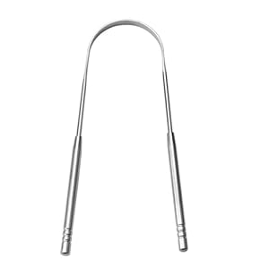 Tongue Scraper – Stainless Steel Tounge Scrappers | Metal Tough Scrapers Men and Women Hygiene Product | Tongue Scraper for Adults | Bad Breath Gone, Help Improve Oral Hygiene | for Deep Clean