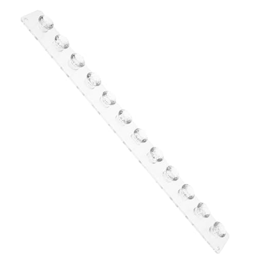 ibasenice Organizador de Joyas Acrílico Transparente con Ganchos para Collares Pulseras y Pendientes Soporte Mural para Mujeres y Niñas Ahorro de Espacio y Acceso Fácil