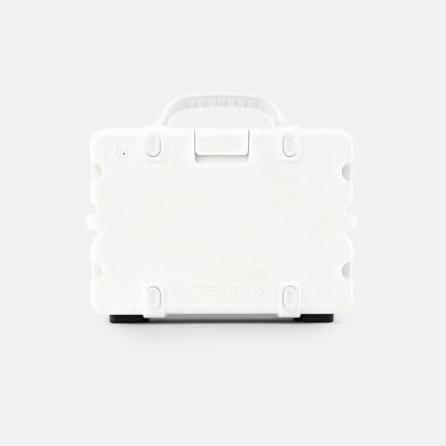 Image of Turtlebox Original Gen 3: Portable Outdoor Bluetooth Speaker - Ultra-Loud (120dB), Waterproof (IP67), Rugged, Impact-Resistant, 3-Day Battery | Party Mode: Unlimited Pairing Stereo, White /White