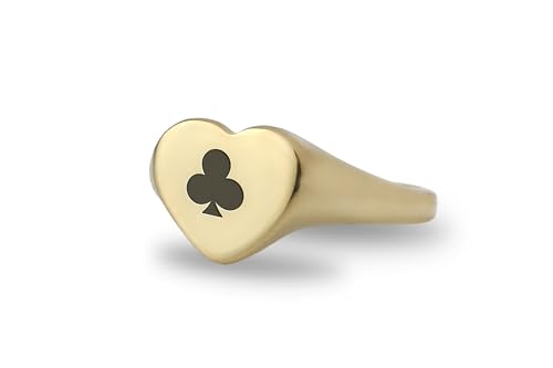 Bague Symboles des Cartes à Jouer en or - Finissez-en avec les bijoux fragiles de poker