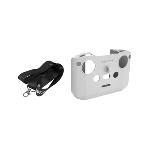 Image of GetZget Sunnylife Silicone Protective Cover with Lanyard Strap Remote Controller Protective Sleeve for Mavic 3 /Air 2S /Mini 2 /Mavic Air 2 Accessories (Grey)