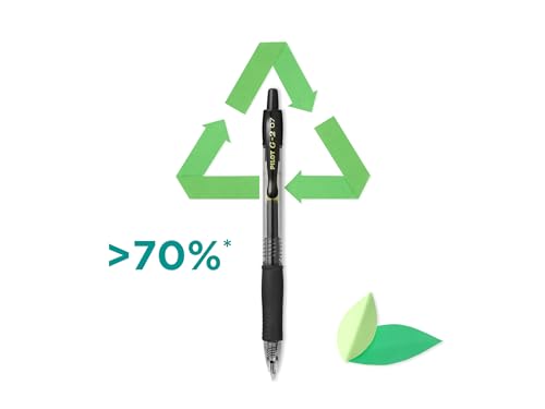 PILOT Lot de 6 G2 Stylos Roller à Encre Gel Rétractables et Rechargeables Excellent Confort d'Écriture Pointe Moyenne - vue 3
