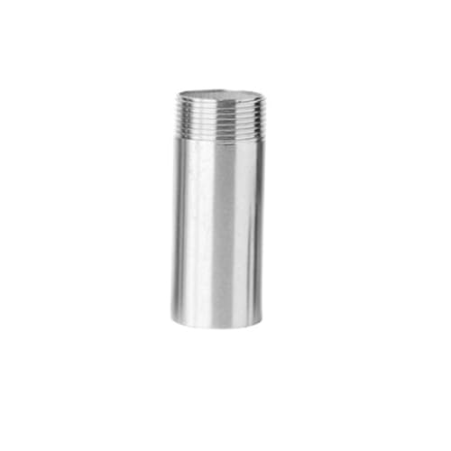 Tuyau sans couture en acier inoxydable 304 avec raccord mâle robuste 100mm
