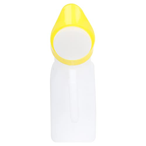 Image of Urinal Pot Portable And Safe Plastic Urine Pot With Cap Urine Bottle for for Urination (1000ml) Pack of 2