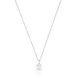 TOUS Collar corto de plata y motivo oso en nácar, Para Mujer, Colección Icon Color