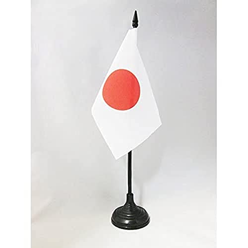 AZ FLAG - Tischflagge Japan - 15x10 cm - Japanische Tischfahne 10 x 15 Cm - Flaggen