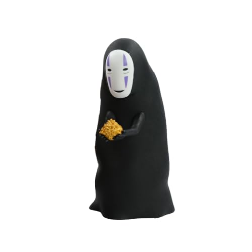Shimely Pour Chihiro &amp; No-Face Figurine de dessin animé en PVC fait à la main Modèle de poupée de personnage d'anime Statue à collectionner, convient aux personnes de 14 ans et plus (No-Face)