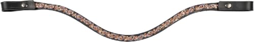 Frontal HKM Starlight Ambre pour bridon de cheval - 2