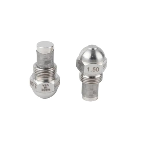 Buse brûleur mazout humidification dépoussiérage acier inoxydable 60°