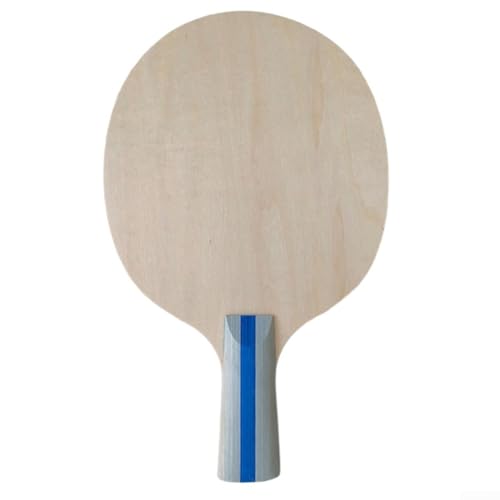 Raqueta de entrenamiento de tenis de mesa, ideal para principiantes, paletas de madera ligeras para un fácil manejo (mango corto)