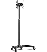 FITUEYES Chariot TV Mobile pour 13"- 42" avec Support 8 Support TV à Hauteur réglable avec Base à...