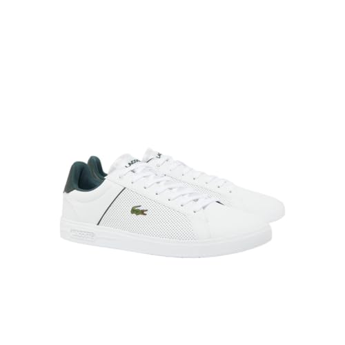 La mejor selección de Lacoste Live comprados en linea. 40 Lacoste Lite Base - Tenis para Hombre, Blanco y Verde Oscuro, 26