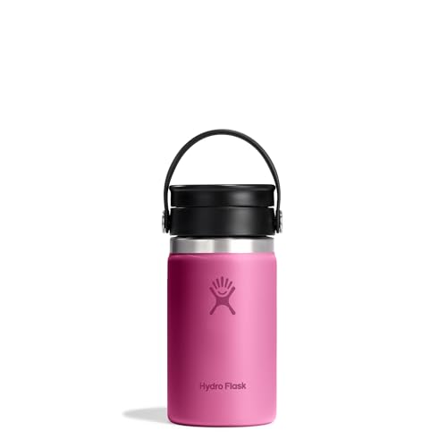 HYDRO FLASK - Coffee Flask 354 ml (12 oz) - Vacuum Insulated Stainless Steel Travel Mug with Leak Proof Flex Sip Lid - Wide Mouth - Reef
