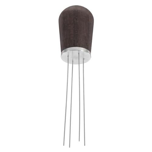 MUCKLILY Coffee Diffuser Espresso Hand Tamper 4 Needles Espresso Stirrer Espresso Distribution Stirrer Cofee Machine Espresso Handles Stainless Steel Powder Dispenser Concentrate