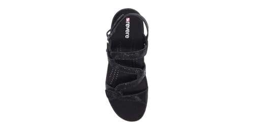 Image of Revere Shoes Emerald Back Strap Sandal for Women - Leather Sandals with Adjustable Straps - Lightweight Arch Support - Comfort Walking Sandals