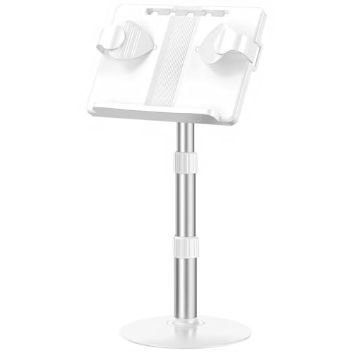 Soporte para tableta y libros con altura ajustable y base estable de suelo 2