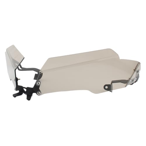 Bacar 1 Pc Guard Protector Front Headlight Grille Acrylic and stainless steel bracket Grey for Ducati Multistrada 950 2017-2019