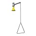 Bradley S19-130 Spintec Drench Shower, Vertical Supply, Plastic Shower Head, Galvanized Steel Pipe with Yellow Polyurethane Paint