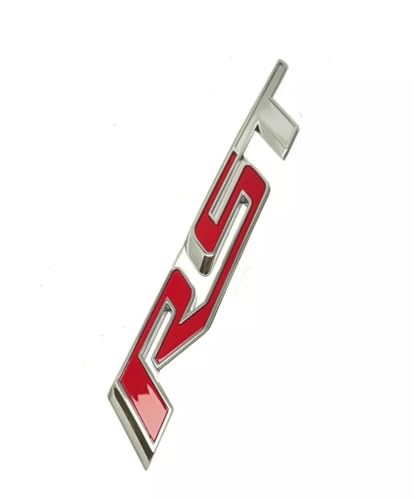 Image of Side Door Tailgate Emblem Badge 84319995 Replacement for RST 1X (Silver Red)