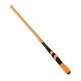 Teleskop-Angelrute aus Kohlefaser, tragbar, zusammenklappbar, Reise-Ruten, ultraleicht, empfindliche Ausrüstung, leichte Angelruten für Erwachsene und Kinder, 1,8 m - 2,7 m, Blau-Orange (2,4 m Orange)