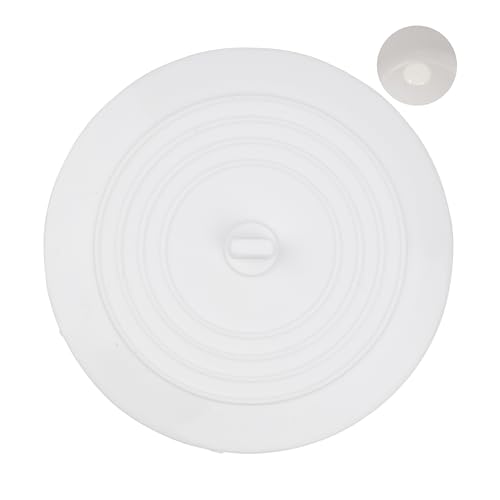 Tappo per Vasca da Bagno Universale, Tappo in Silicone per Lavandino, Doccia, Lavello, Blocca Scarico dell'Acqua, Diametro 15 cm, per Scarichi fino a 120 mm, Tappo Ventosa per Vasca