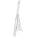 Produktbild Krause Tribilo 129727 Aluminium Multifunktionsleiter inkl. Traverse Arbeitshöhe (max.): 10.90m Alum