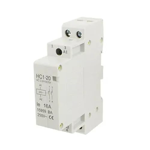 1 pièces HC120 24V bobine contacteur ca 16A double pôle contre les pannes