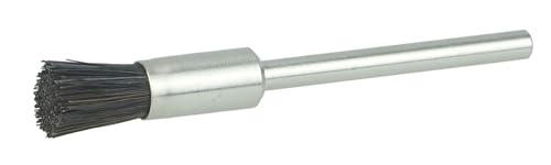 Image of Weiler 26116 3 /16 inch Miniature End Brush, Stiff Hair Fill, 3 /32 inch Stem, Made in the USA (Pack of 144)