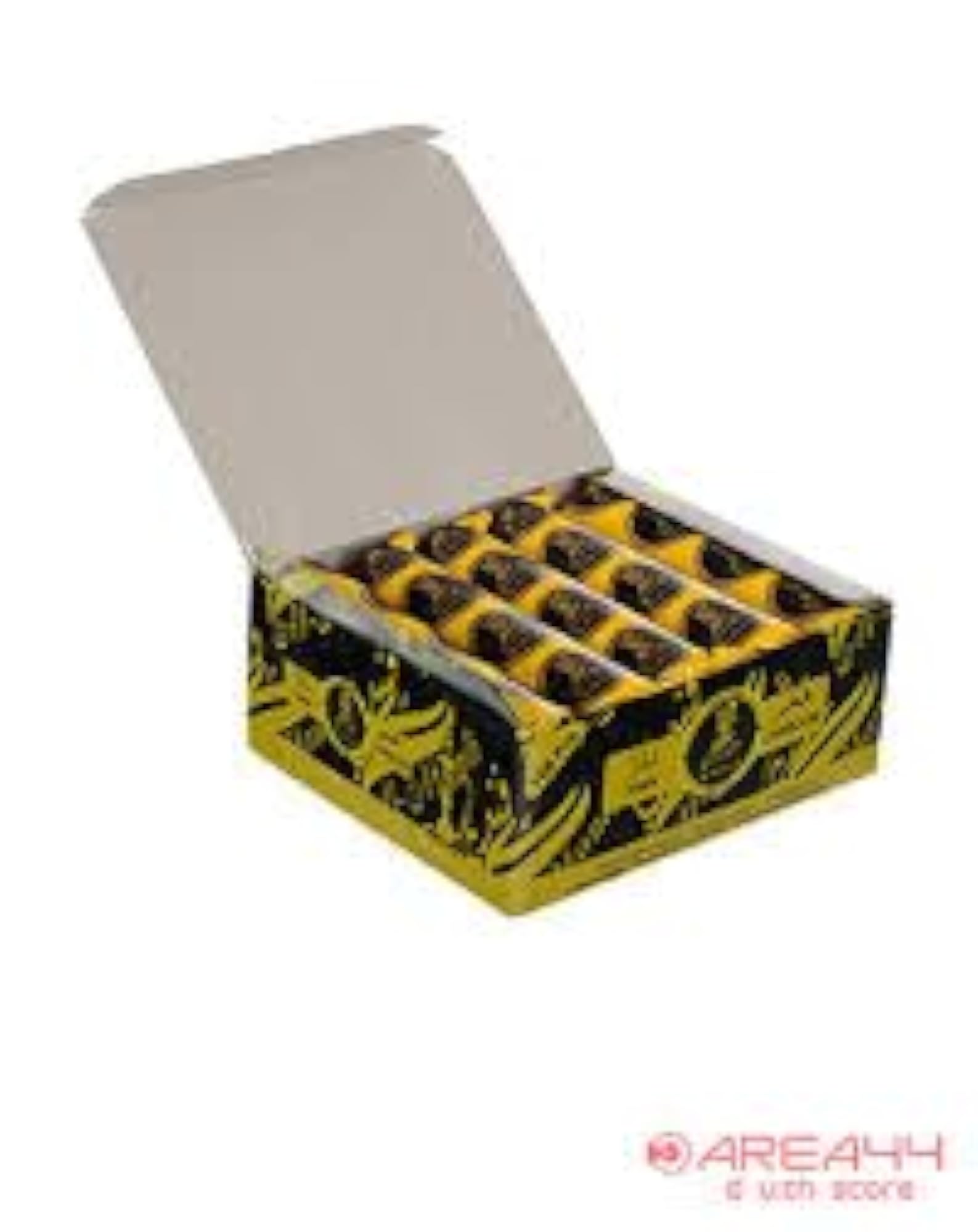 AL-AFANDI Wood Hookah Shisha Charcoal, 20 Pieces Discs