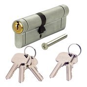 Versa Hardware Dual Finish 6-Pin Euro Cylinder - 45/45 (90mm Overall)