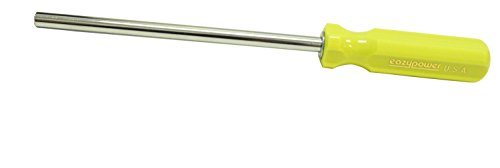 Image of Eazypower 86462 12-Pack Yellow 11-inch 4-in-1 Screwdriver R1 /R2 Square Recess; #2 /8-10 Phillips /Slotted with 1 /4-inch Hex