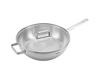 Woll Steel Saute Pan with Lid in Gift Box, 32 cm Size, 6.1 Liter Capacity