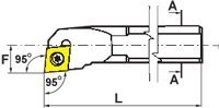 SI-SCLC R/L Boring Bars SI-SCLCR 12-3, Shank: .750", Min Bore: 1.000", OAL: 10", Center Line F: .5000", Use with CC_T Insert: -32.52 , RH
