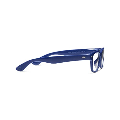 Peepers by PeeperSpecs Clark Blue Light Blocking Reading Glasses, Blue +1.75