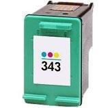 Cartucho compatible hp nº343 c8766ee color 18,8ml. doble capacidad