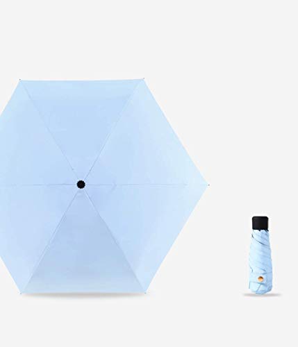 Preisvergleich Produktbild LDSBGJ 50% Sonnenschirm Vinyl Anti-UV Wetter Regen Tasche Taschenschirm