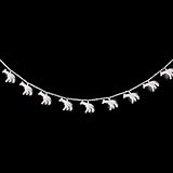 POPETPOP LED Giraffen Lichterkette 3 Meter 20 Bunte Leds Batteriebetrieben Dekorative Cartoon Giraffen Deko für Kinderzimmer Fest und Weihnachtsbeleuchtung
