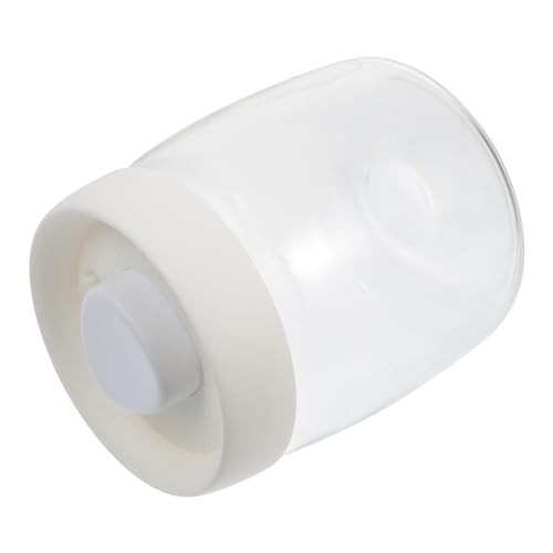 DINHEAROM 1Pieza Almacenamiento De Vidrio Al Vacío Con Blanca De Vidrio De Borosilicato Para Uso Doméstico Para Conservación Encurtidos