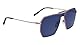 Karl Lagerfeld Unisex KL350S Sunglasses, 718 Matte Amber Gold, 58