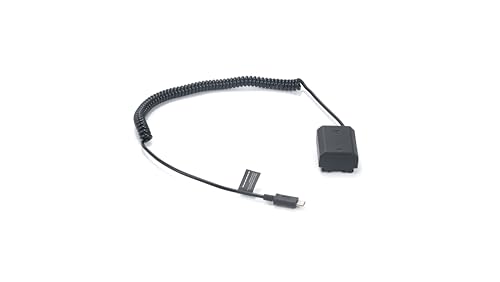Tilta NP-FZ100 Dummy Battery to USB-C PD Power Cable | Regulated Voltage Output for Continuous Power to NP-FZ100 Based Camera Bodies and Compatible Accessories