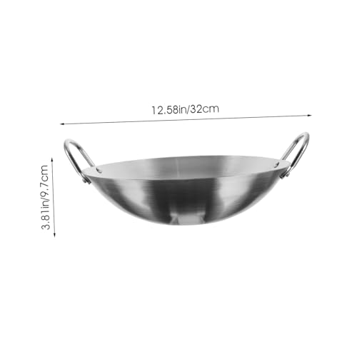 Wok de Acero Inoxidable 32cm para Cocina Eléctrica miniatura 2
