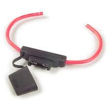 OLEIO~ INLINE WIRE DC FUSE 30A HOLDER WITH 12AWG SILICONE WIRE (Package - 1 Holder, 2 Nos - 30A BLADE FUSE) Ideal for Lithium Battery Packs, CAR, BIKE AND AUTOMOTIVE, DC FUSE.-image-2
