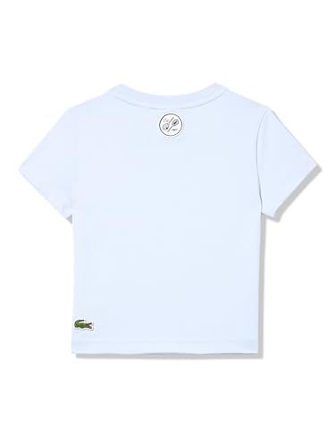 Lacoste Children's Roland Garros Edition Sport Cotton T-Shirt, Light Blue, 2 Years3
