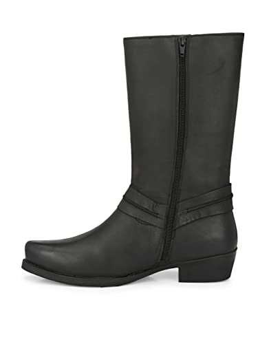 Image of Delize Men's mid Calf Length Leather Riding Boots