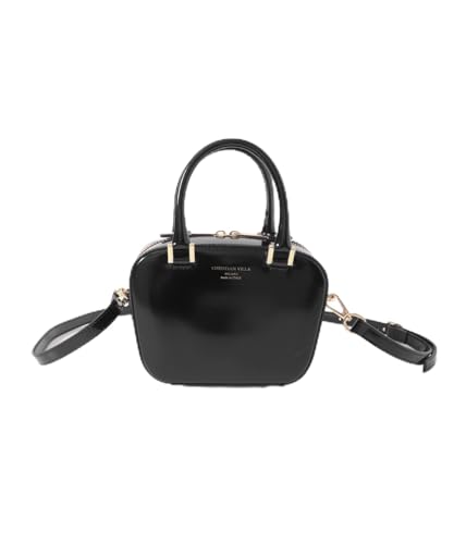 [アーバンリサーチ] ショルダーバッグ CHRISTIAN VILLA エナメルカーフレザーショルダーバッグ ウィメンズ UWA6-06346 BLACK -