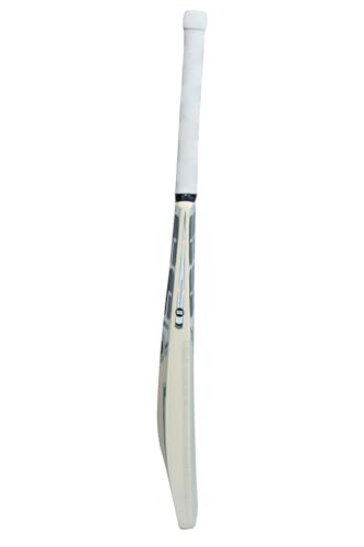 Image of SS Shivam Dubey NP Kashmiri Willow Cricket Bat, 1200 Grams, Short Handle for Men, Premium Willow for Leather Ball, Lightweight, Strong Grip, Shock Absorption, Ideal for Professional Players